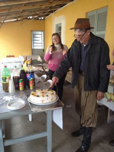 Sobremesa pelo aniversário de 70 anos do Guilhermino.