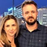 Iuri André Stona com sua esposa Gisele